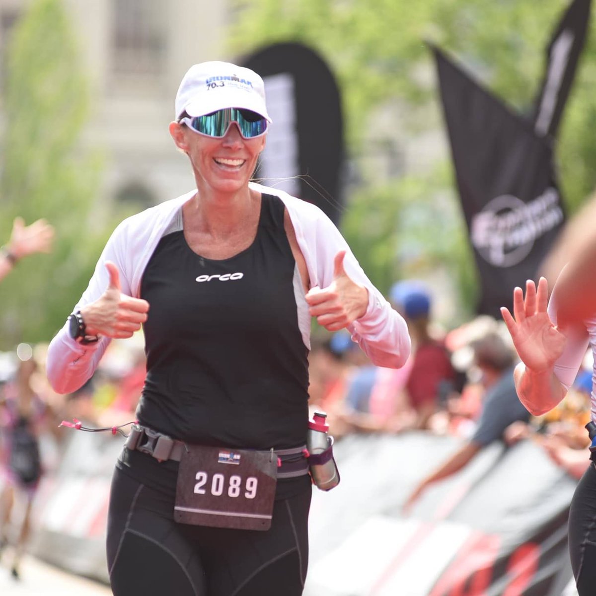strawny18's tweet photo. Ironman Des Moines 70.3 is in the books. Severe storms delayed the start by about 3 hours and then a congested swim and hot run were tough but we finished! #kc3triclub #tritraining #triathlontraining #IMismygoal #IRONMANtraining #whyitri https://t.co/t8d2OoXBwt