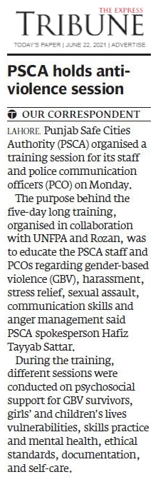PSCAsafecities's tweet photo. Punjab Safe Cities Authority Conducts Training Workshop on Gender-Based Violence (GBV)
#PSCA #PPIC3 #PunjabSafeCitiesAuthority #PunjabPolice #LahorePolice #Violence #GBV #Training #GenderBasedViolence #emergencyservices #PoliceCommunicationOfficer #stressmanagement #selfawareness https://t.co/eA11MQ4mOq