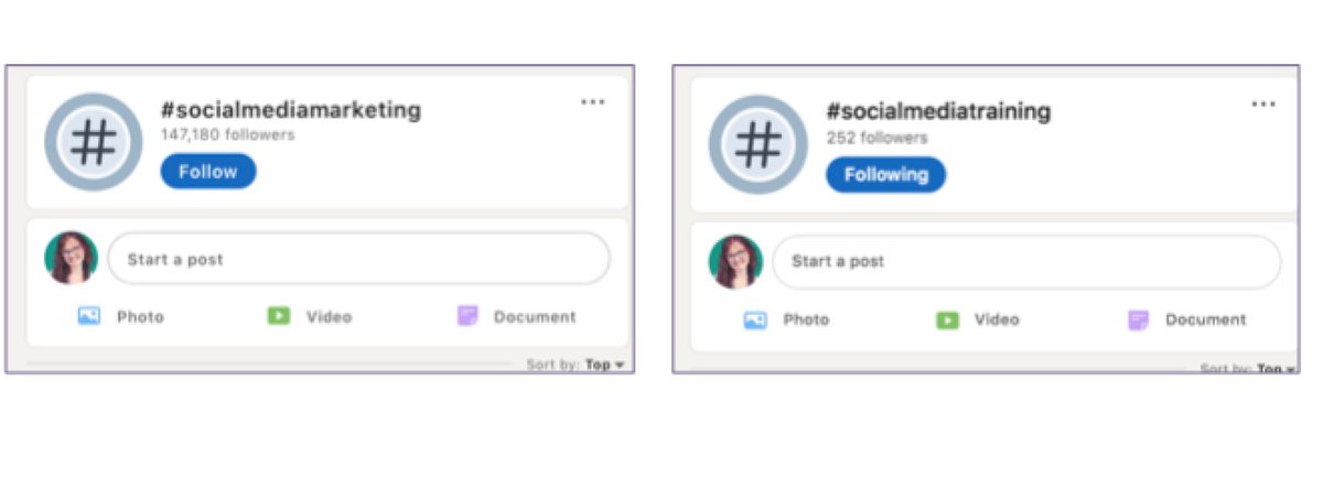 JuliaBramble's tweet image. Are you using hashtags on LinkedIn?
They can help make your content more discoverable - not just once but regularly as hashtags can be followed.
To check the popularity of a hashtag, search using an associated keyword &amp;amp; LinkedIn will list the relevant hashtags &amp;amp; nos. of followers