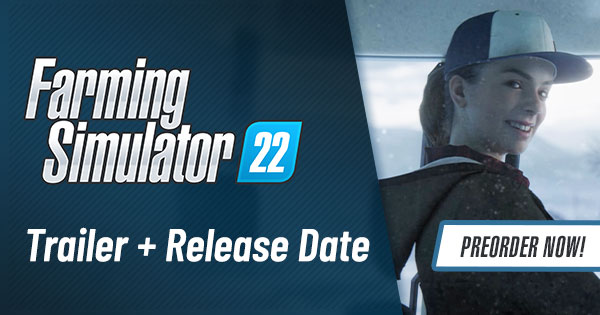 farmingsim's tweet photo. Pre-order now! Farming Simulator 22 releases November 22nd. To celebrate, we show you the first cinematic trailer. 

Are you excited?👩‍🌾👨‍🌾

>> https://t.co/wryR9YGPPi << https://t.co/QlMLIBwvEm