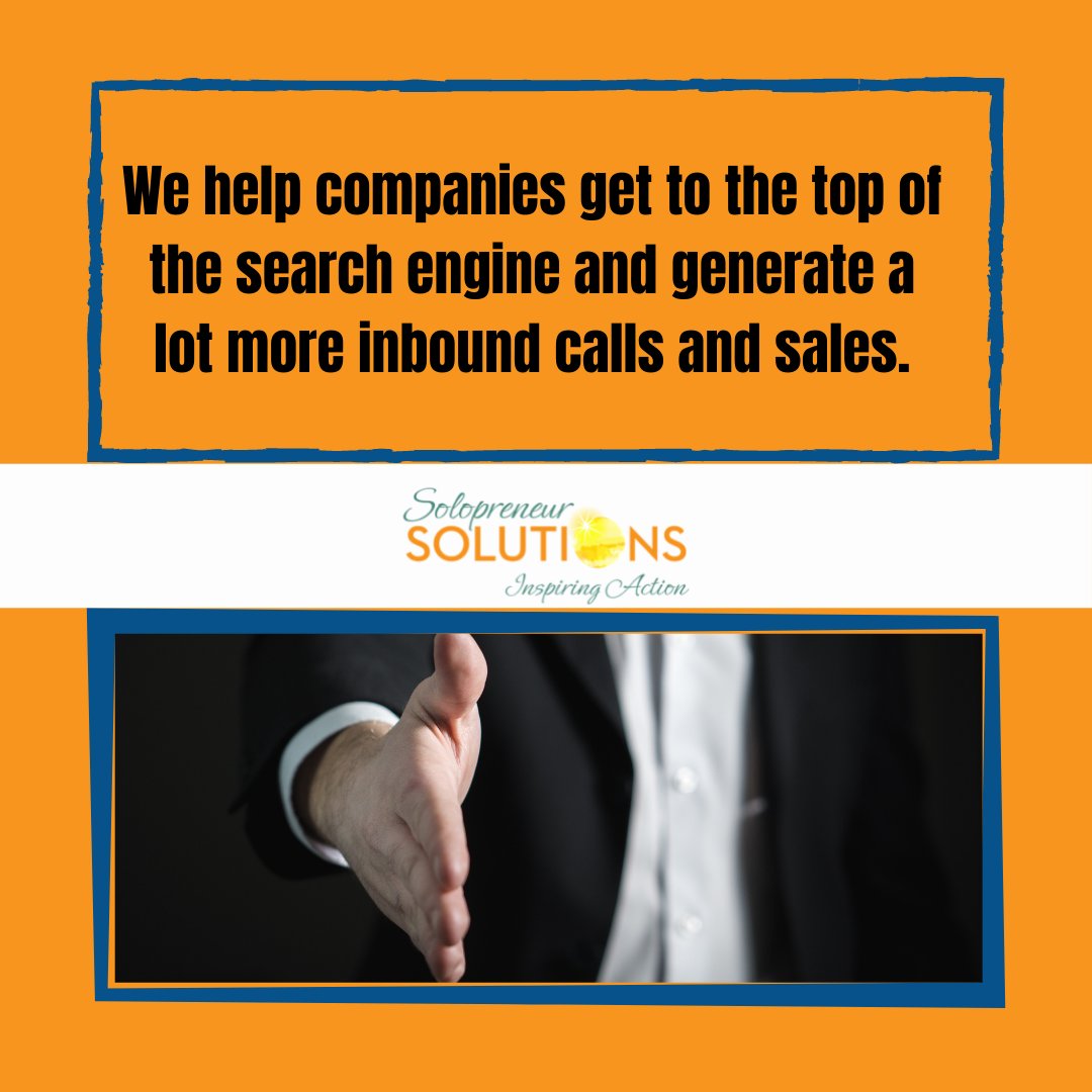 DonnaAmos's tweet image. We help companies get to the top of the search engine and generate a lot more inbound calls and sales.

#searchengineoptimization #SERPs #searchalgorithm #googleanalytics #SEO