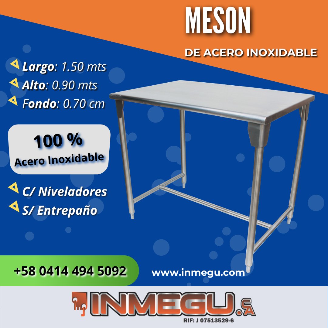 inmeguca's tweet photo. Mesones de Acero Inoxidable 🛎️
.
📲 Solicitudes vía #WhatsApp
0414-4945092
.
.
📌Villa de Cura Edo Aragua .
.
.
#emprendimiento #venezuela #vitrinaexibidora #Aragua #cc #estanteria #valencia #familia #vitrina #maracaibo #caracas #diseño #ventas #maracay #mercadolibre #portuguesa https://t.co/cOgPH2qZ3S