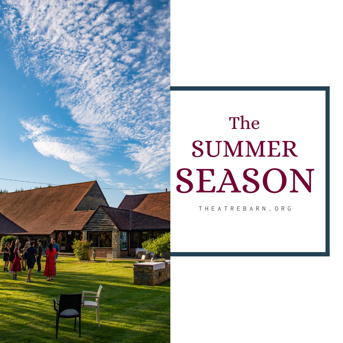 It's finally here our first dates of 2021!
You can get your tickets for Charlie &amp; Stan by calling us on  01386 577117 with a gala evening on the 14th and a pre- show picnic on the 15th
Full details at theatrebarn.org

#summerseason #theatre #gala #picnic #cotswolds