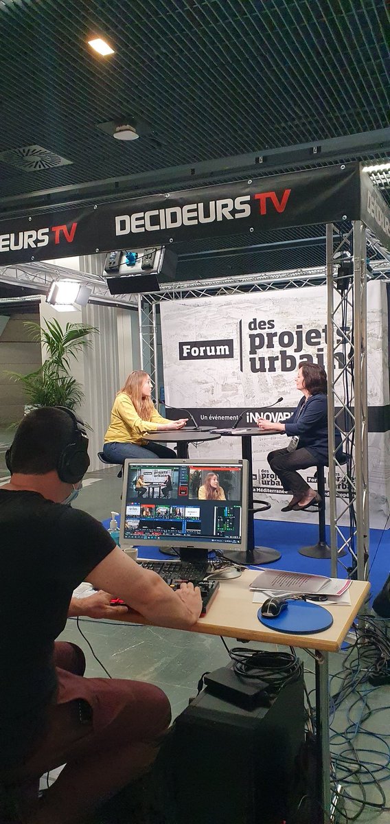 Au micro de notre studio <a href="/DECIDEURSTV/">DECIDEURS TV</a> , nous recevons <a href="/c_leconte/">Christine Leconte</a>, présidente de <a href="/Architectes_org/">Conseil national de l'Ordre des architectes</a> pendant le Forum des projets urbains #FPU20ans