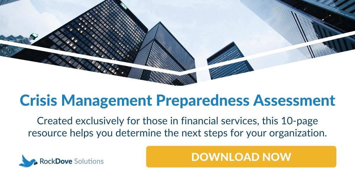 InCaseofCrisis's tweet photo. When your financial organization needs to go from a crisis plan, to an actionable program. 

https://t.co/Lo6K6V82It

#crisismanagement #crisisplan https://t.co/ZkEQzxK6Yh
