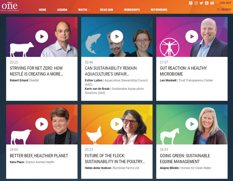 DavidLeeButler's tweet photo. I'm excited that the @Alltech ONE Ideas Conference is underway. Checking out the #sustainability related on-demand presentations before the opening keynotes are live. #ONEbigidea https://t.co/3xRx5zVNuc
