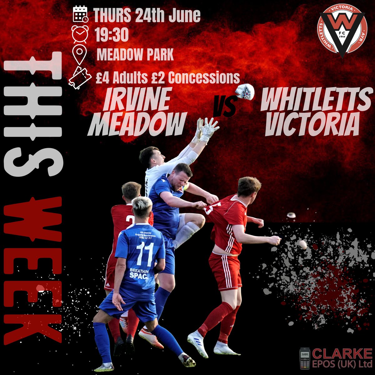 wvfc_official's tweet image. Fixtures this week

⬇️⬇️⬇️