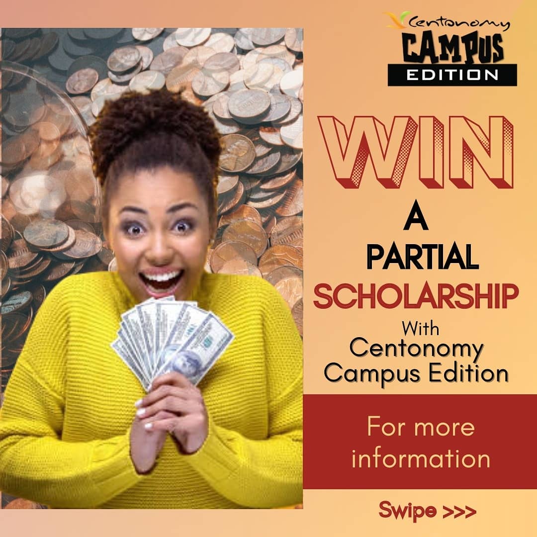 Centonomy's tweet photo. Follow the instructions given to WIN a partial scholarship with Centonomy Campus Edition🎉

#CentonomyCampusEdition #TheEmpoweredYouth
#WealthCreation https://t.co/zUy9MTOYb2