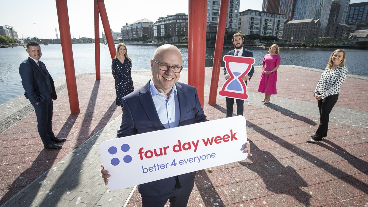 The #4DayWeek pilot provides business supports, advice  &amp; mentoring to help companies roll out the scheme across their workplaces. #FourDayWeek is better for business, better for workers, better for women &amp; better for the environment. Go to fourdayweek.ie for more info⏳