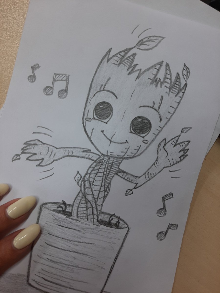 Yughik's tweet photo. #BabyGroot #Marvel #parap 🤗 https://t.co/RnZTfMMqpl