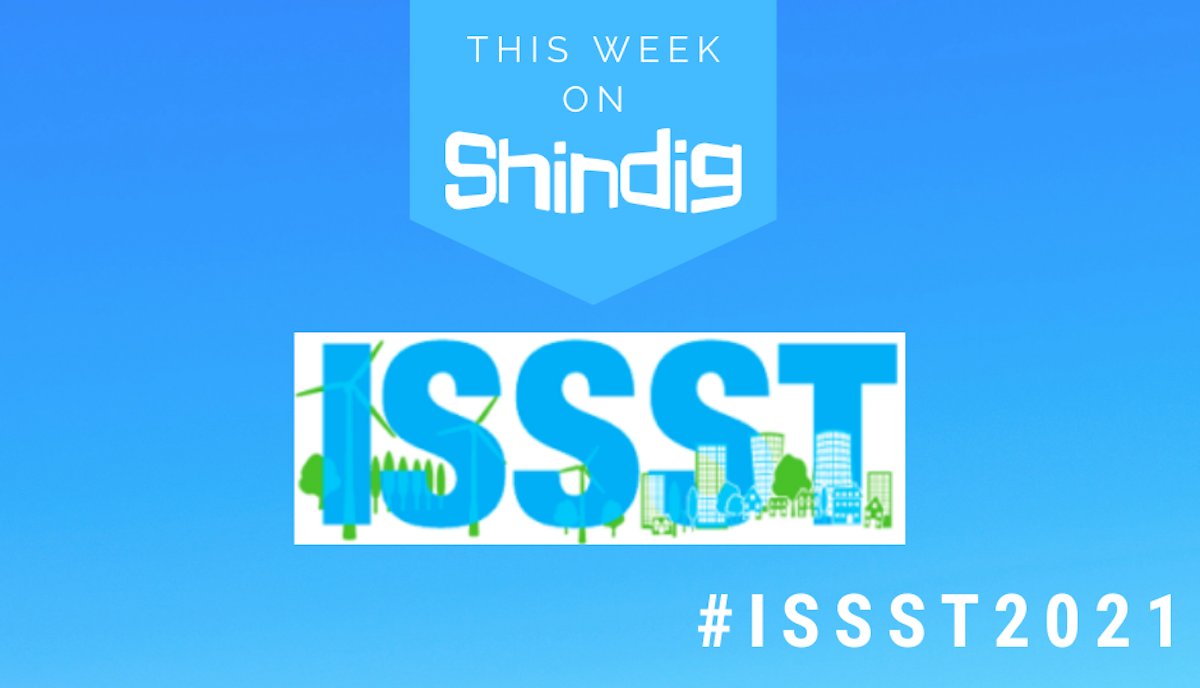 This week the International Symposium on Sustainable Systems and Technology is bringing together speakers from around the world.  

What better way to embrace #sustainability than with a virtual conference on Shindig? 👏👏🏼👏🏾   #ISSST2021