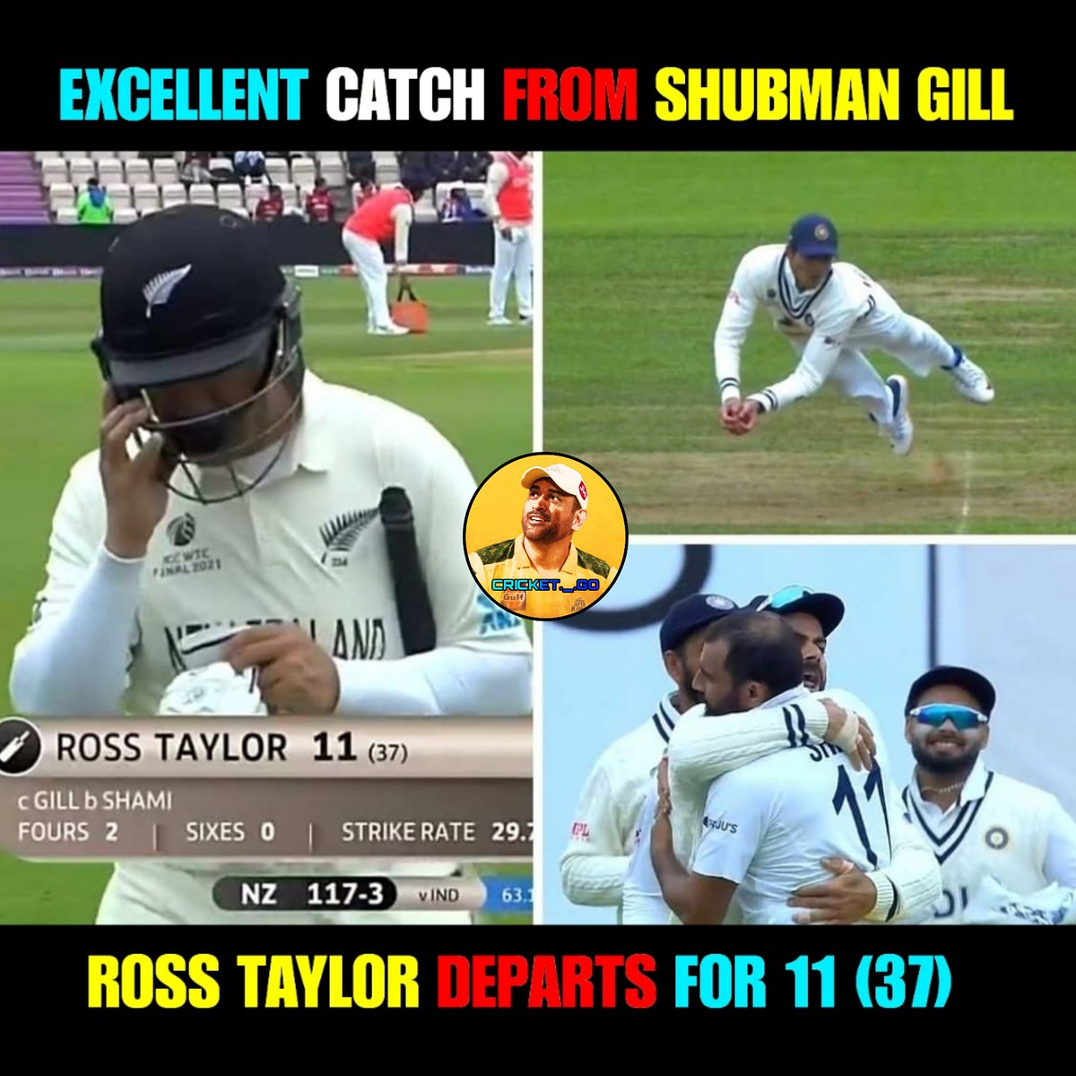 RamaniS81702392's tweet photo. Excellent catch bye Gill #WTC21final #WTCFinal2021 #WTCFinals #WTC2021 https://t.co/jzc1DtEdBP