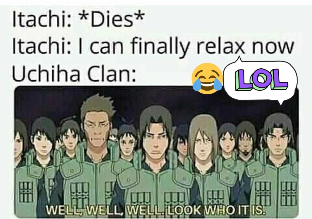 TailOfComet's tweet photo. Lol Itachi can never rest in peace #itachi #Anitwt #NARUTO #borutochapter59 #anime https://t.co/9wUlYAzYGp