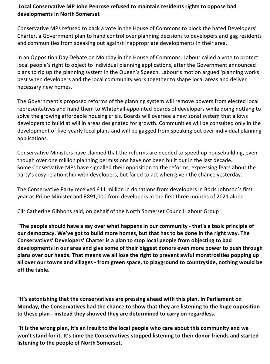 LabourNSC's tweet image. #planningreform 
#developerscharter