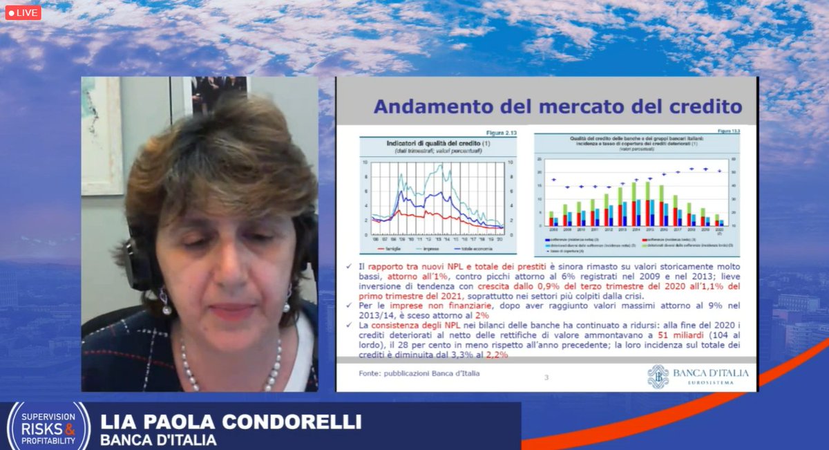 BancaforteABI's tweet photo. #abisupervision Lia Paola #Condorelli #BankItalia ci illustra le #sfide e #opportunità legate alle Linee Guida #EBA per la concessione e il monitoraggio del #credito.
#Direttastreaming gratuita https://t.co/Ld5nYO80Es https://t.co/hxtY1umhAV