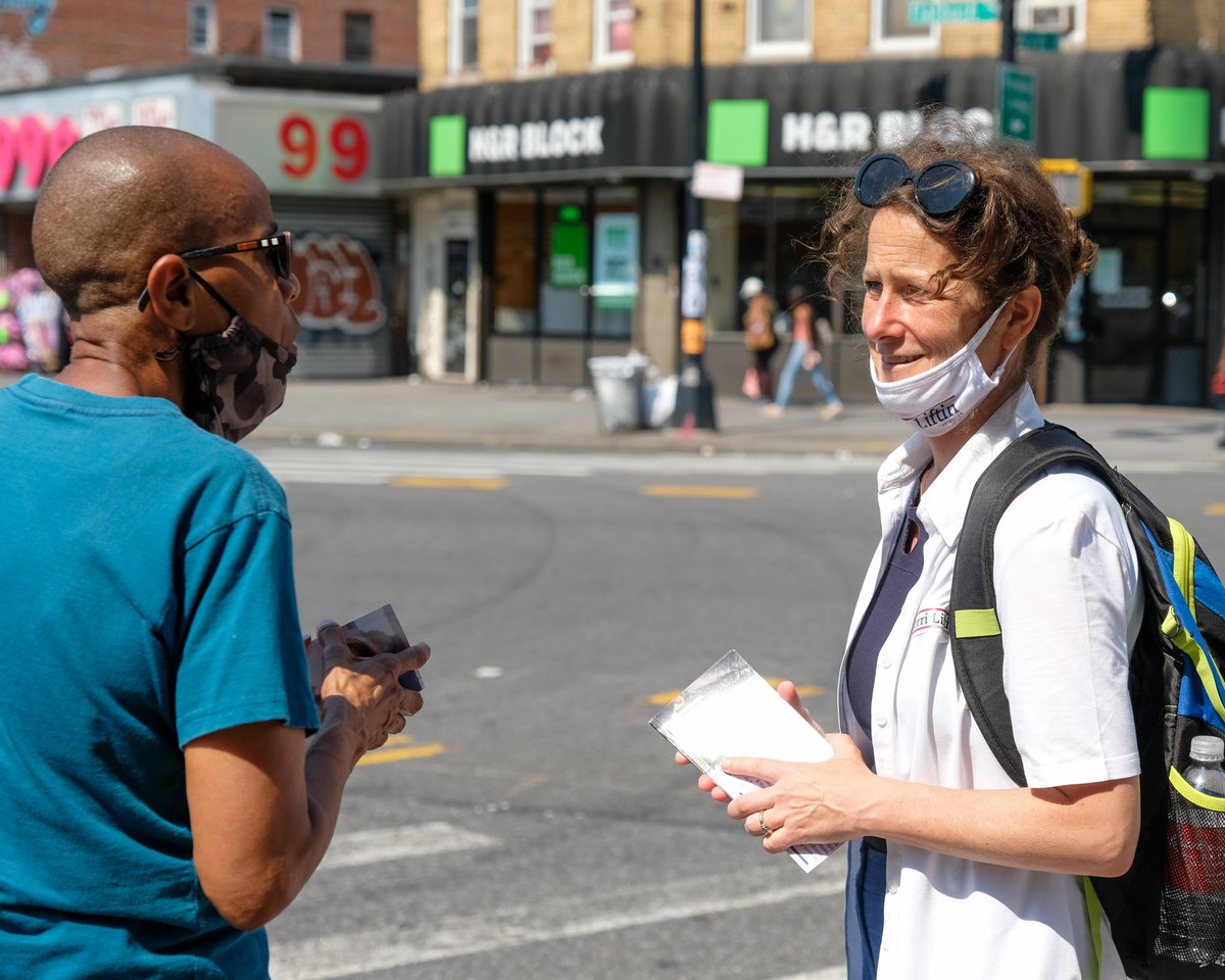 LiftinTerri's tweet photo. Our team had a full day getting out the vote in Flatbush yesterday. Today is Election Day, and polls are open until 9PM. Find your polling location here: https://t.co/gCFpff8LDh https://t.co/cpBIrH2JCF