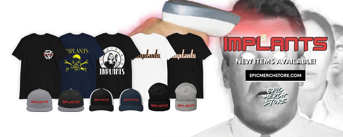 StrangerDesign's tweet photo. Epic Merch Storeで私のデザインしたImplantsのマーチが買えるようになりました。チェックしてね
https://t.co/kttQexpeD0 #implantsband #epicmerchstore #strangerdesign https://t.co/LMYNVQTJ8Y