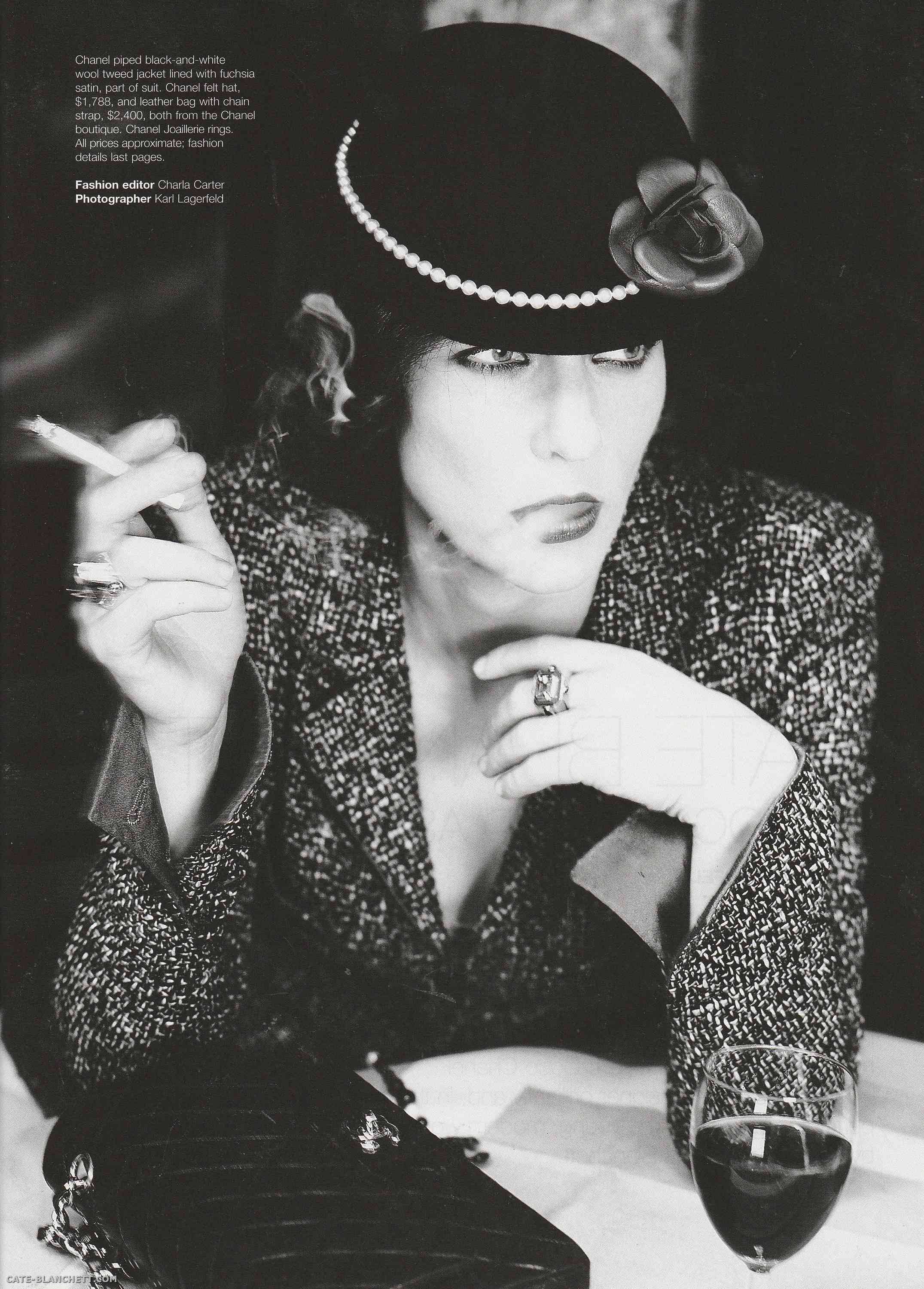 Cate Blanchett Fan on X: Cate Blanchett as Coco Chanel photographed by Karl  Lagerfeld #cbfvault #chanel #vogueaustralia  / X