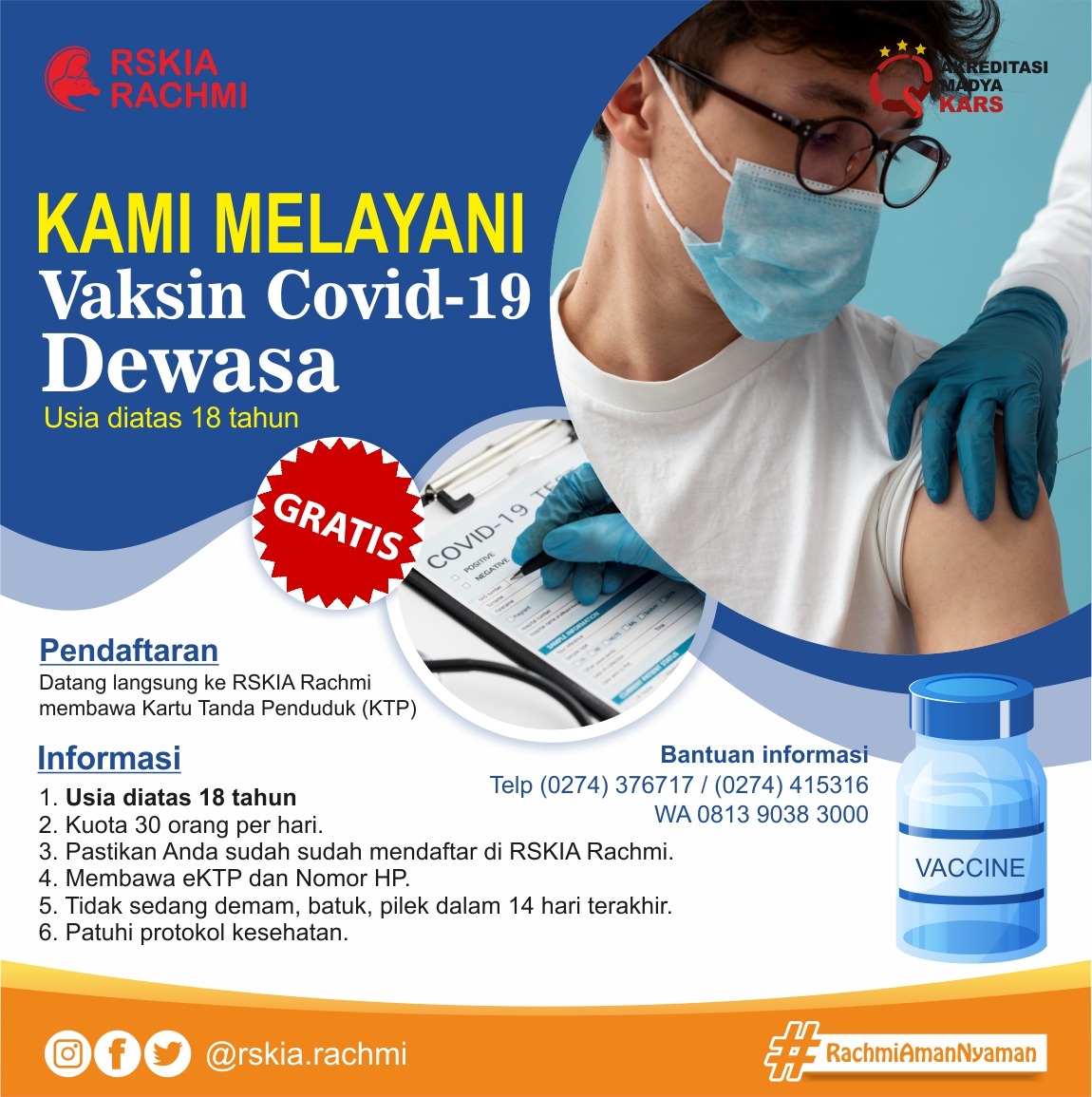 helmihelmi's tweet photo. INFO VAKSIN JOGJA.
Sharing is caring 🙏🏻 https://t.co/ErTzrxLQxu