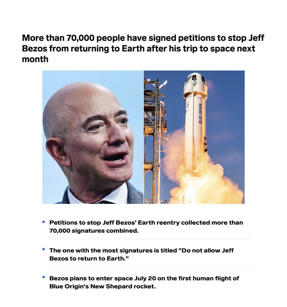 SarantosMelogia's tweet photo. People are cruel but this is hilarious

#SpaceX #space #elonmusk #iss #InternationalSpaceStation #amazon #AmazonFindsAWay #JeffBezos #blueorigin #spaceflight #humansinspace #tech #nerd #nerds #nerdy #geek #geeks #Science #scienceweek #scientists #gamer #gamers #funny #hilarious https://t.co/qOIRm6Qx5o