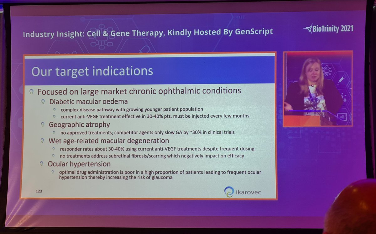 Identifying and satisfying unmet need in large market chronic opthalmic indications - <a href="/BinleyKatie/">katie binley</a> of Ikarovec <a href="/biotrinity/">BioTrinity</a> 

#BioTrinity #lifesciences #innovation