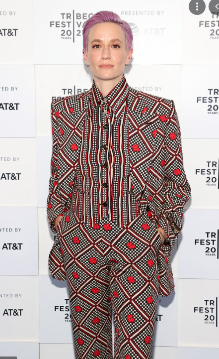 Sometimes, all it takes is Megan Rapinoe wearing an utterly excellent suit to make the day better.