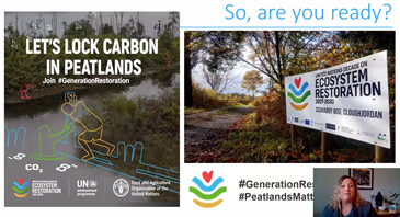SERestoration's tweet photo. We can be the first generation of people to leave the planet in better condition for our children. Join #generationrestoration #ser2021 @DiannaKopansky #Peatlandsmatter https://t.co/Qj1jrxnVjV