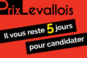 PrixLevallois's tweet photo. [DERNIERS JOURS] J-5 avant la clôture des inscriptions en ligne ! Ne tardez plus ! 
[LAST DAYS] D-5 before the closing date for online registrations ! Do not wait ! https://t.co/RKhi4VMmd8
