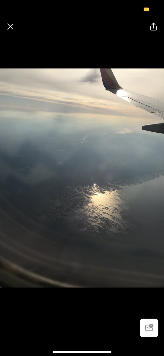DianaGodfrey17's tweet photo. One of my student’s from this year just sent me a picture of a delta she spotted on her plane ride to Tampa! @Judy_Cauthen @ClarkCreekSTEM #theyARElearning #5thgrade #earthscience https://t.co/Qqiv9Kn3p7