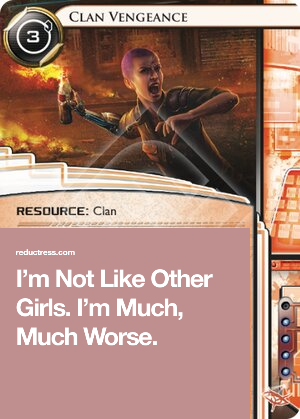 codemarvelous's tweet photo. A thread of #netrunner cards as @Reductress articles. https://t.co/ED1RHLfI2Z