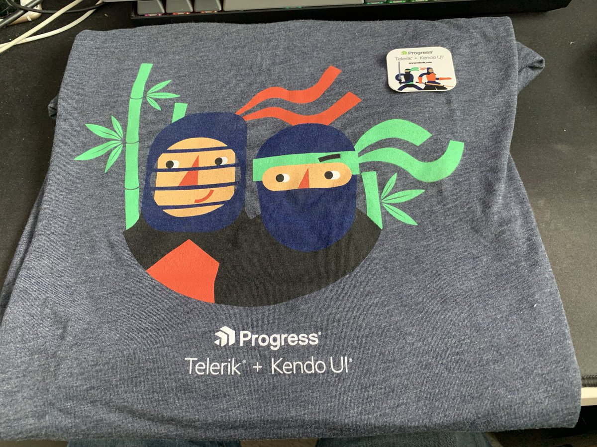 cmjchrisjones's tweet image. Thanks for the swag @Telerik @KendoUI from the @csharpfritz post @dotnet build event. #swag #msbuild2021