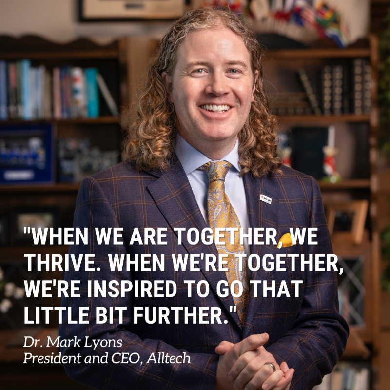 Alltech's tweet photo. Today, Dr. Mark Lyons welcomed attendees from 99 countries to the Alltech ONE Ideas Conference! We are excited to come together virtually to network, learn and think bigger. #ONEbigidea

Let's get started 👉 https://t.co/TLBCxZuEYt
