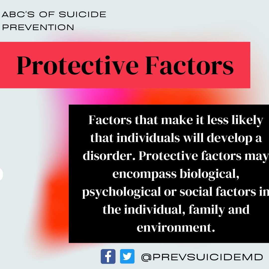mdhsuicideprev's tweet photo. Information about mental health and suicide prevention can sometimes include language you might not be familiar with. These terms are used commonly when talking about suicide prevention. What is a protective factor for suicide?
#talkaboutsuicide #MASPC33 #stopthestigma https://t.co/LlWhCPd0uR