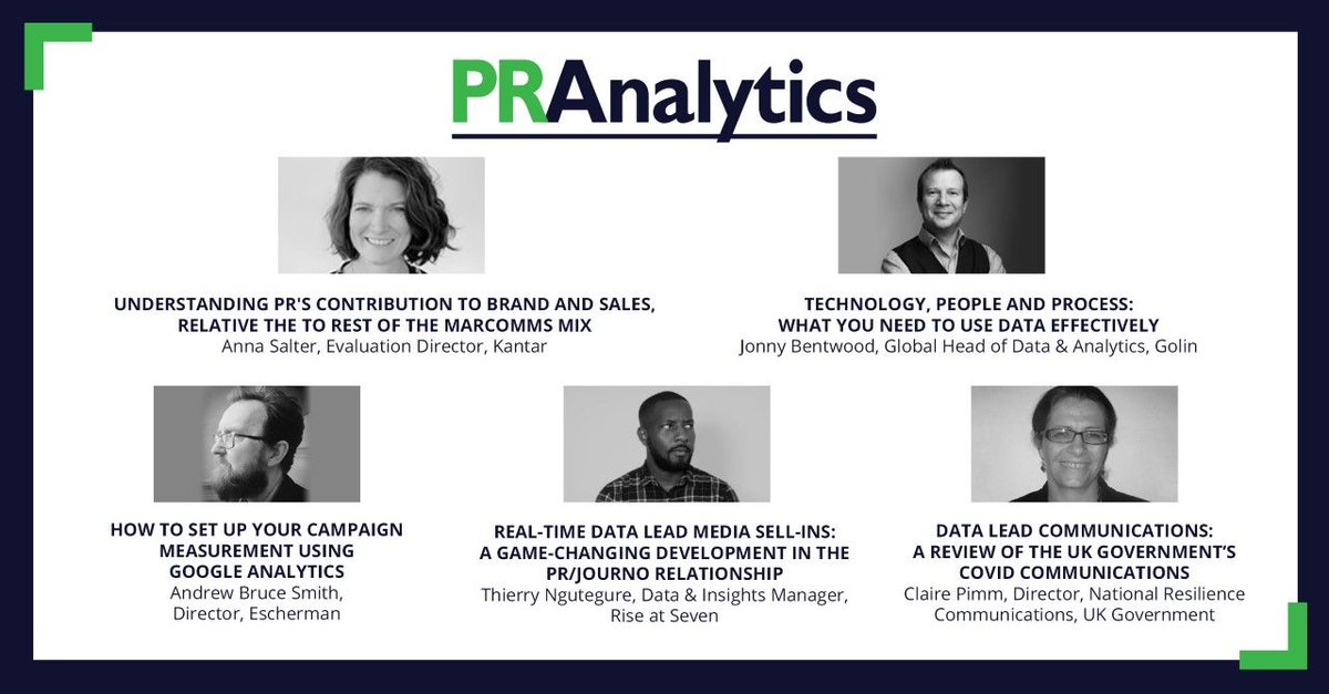therealprmoment's tweet image. TWO days until our PR Analytics webinar! Hear the latest on how data is being used in modern communications from both an agency and in-house perspective, with talks from @JonnyBentwood, @annabrookwood, @andismit, @ThierryAlain and @UKgovcomms Claire Pimm. prmoment.com/event/pr-analy…
