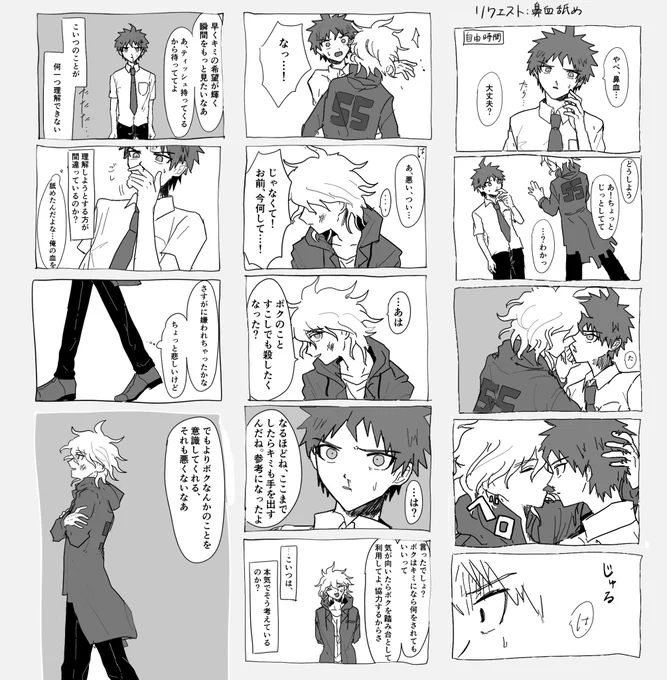 マロありがとうございました!狛えだが鼻血舐めてるので注意です、狛日です 