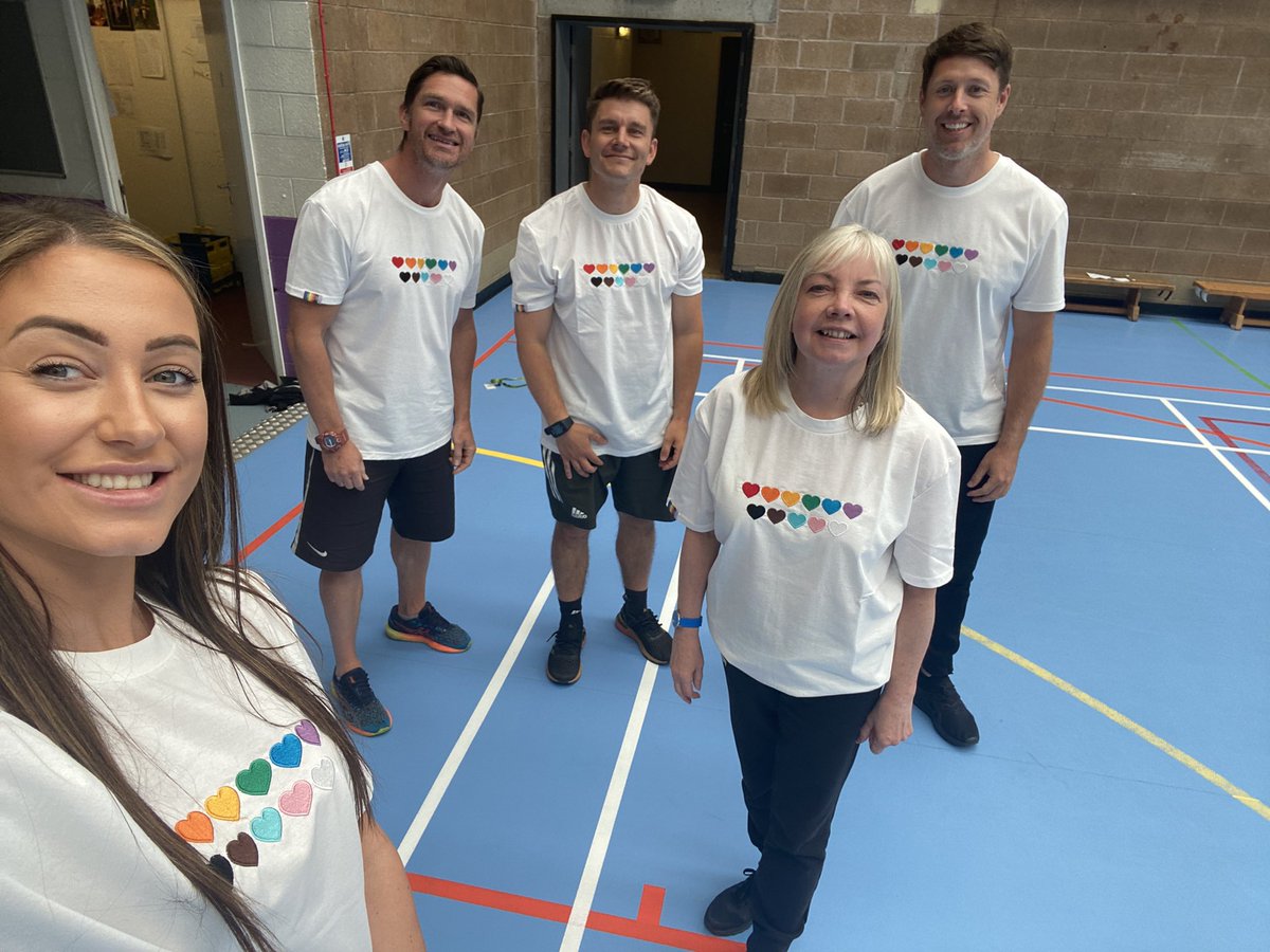 Showing support for diversity week in PE 🌈❤️ #LGBTQ #Diversity #pride