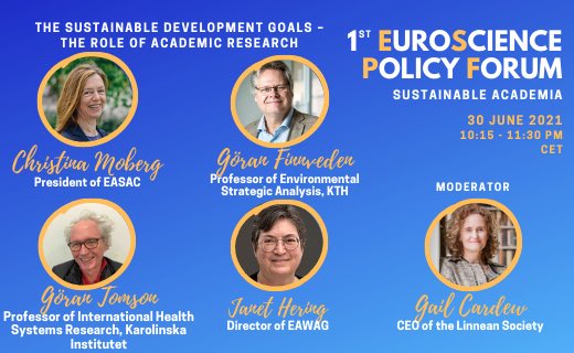 EuroScience's tweet image. How can Academic Research support the Sustainable Development Goals❓Discuss ONLINE with Gail Cardew, CEO of the Linnean Society and her guests at the 1st EuroScience Policy Forum on 📌 June, 30th❗️

REGISTER👉bit.ly/3zOPhPd
More information👉bit.ly/3gOFqA6