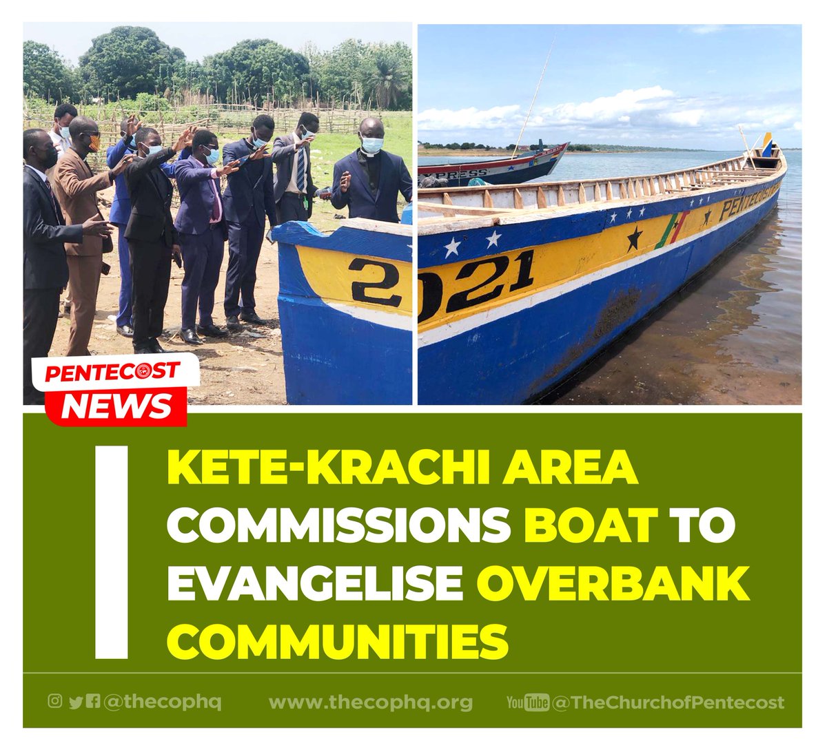 thecophq's tweet photo. The Kete-Krachi Area of @thecophq has commissioned a 70-seater boat to be used to evangelise overbank communities within the Area including Grubi, Lakeside, Akaniem and Ayetsekope, all within the Oti Region of Ghana.

More at: https://t.co/O4odDtDd1g #PossessingtheNations https://t.co/cSJGxefQfl