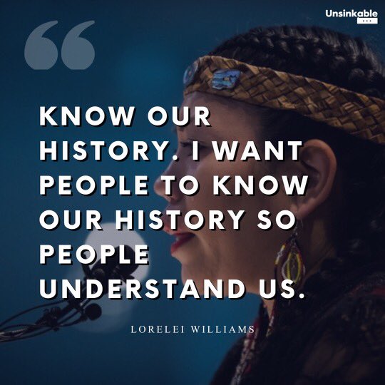 unsinkable's tweet photo. It’s so important for people to educate themselves about our history and what is going on right now. The genocide that’s happened in the past and right now. Be willing to get uncomfortable and face some hard truths. That racism exists in our country. https://t.co/XrlxLib6DD