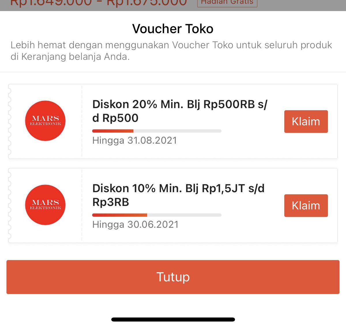 taufiqumar's tweet photo. jujur gak usah diskon gpp bgt???? https://t.co/2HfXQS0hB1