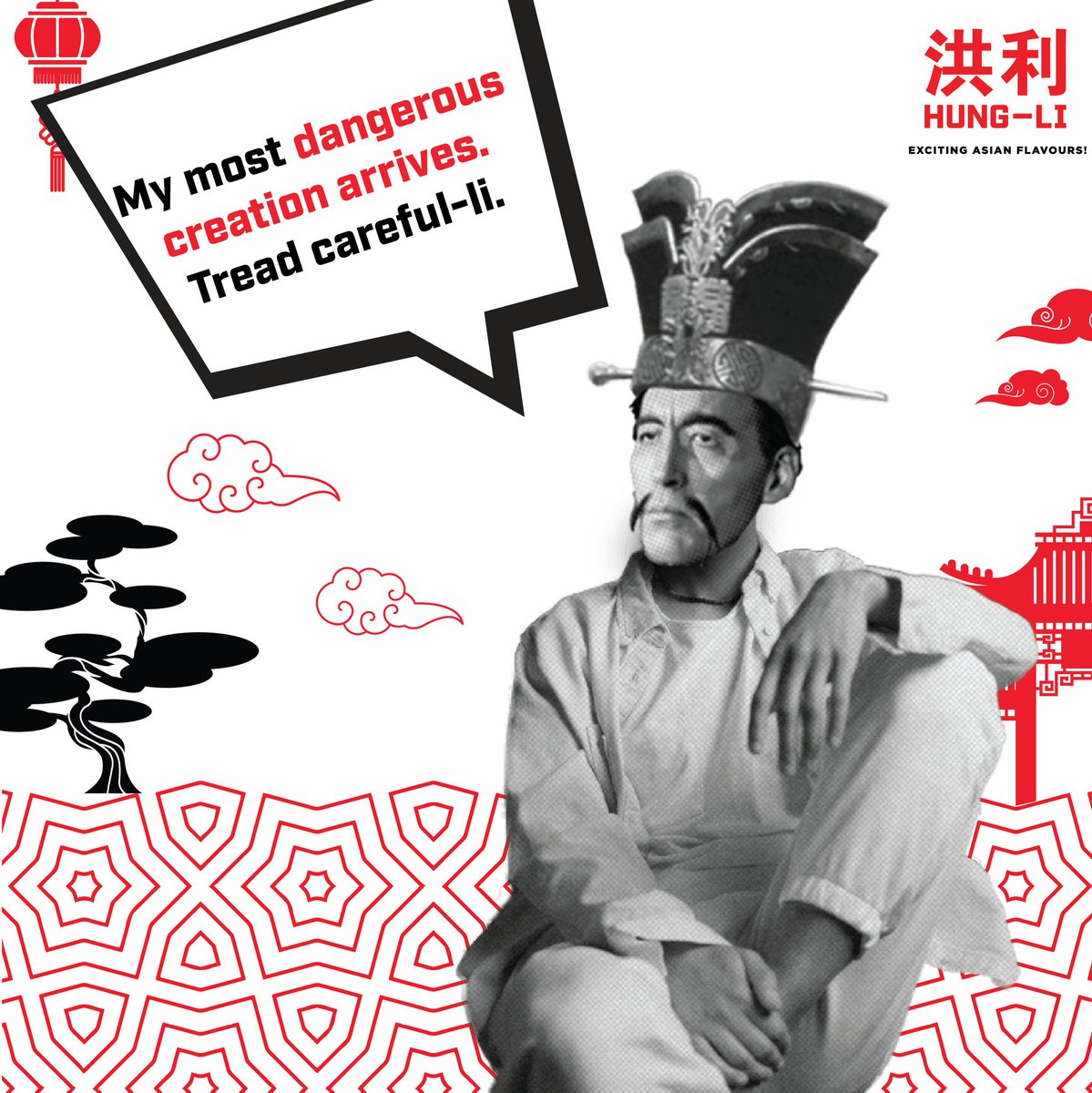 HungLiIndia's tweet photo. Our great hero has brought out his most dangerous creation, forged in the fiery cauldrons of Mama-Li’s basement: Tru-Li Dead-Li Chicken Wings. 
Want a taste? You must tread careful-li. Only a true hero will rise up to the challenge. 
Are you that hero?
#asianfood https://t.co/fJozw2OSNI