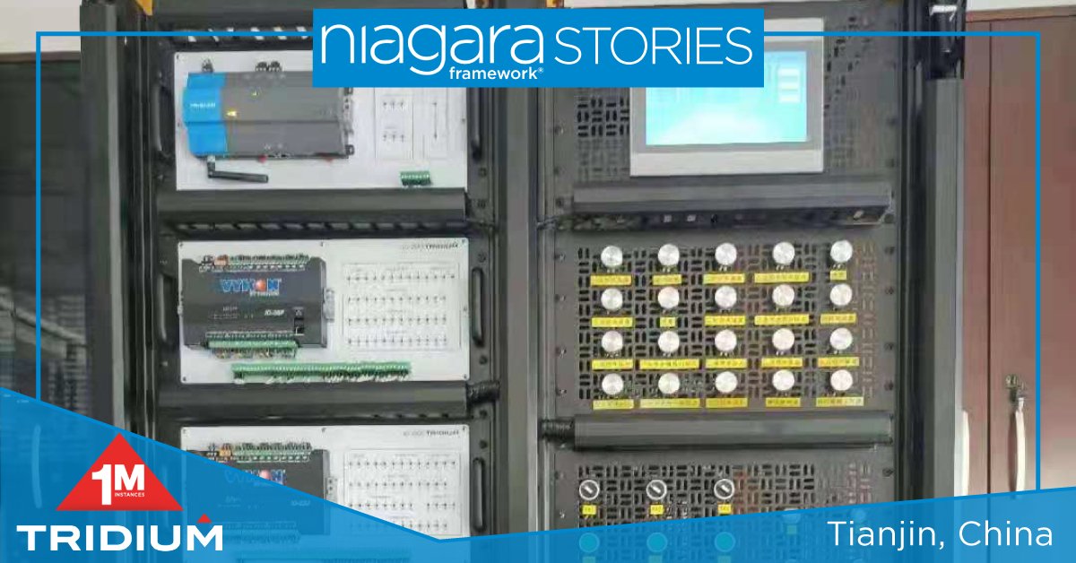 TridiumInc's tweet image. 1 MILLION INSTANCES OF NIAGARA! This panel is part of a Niagara-based course at a university in Tianjin, China and was built to help students learn more about the IoT and Niagara. Show us your panel!  tridium.com/us/en/1m-insta… #1MillionInstancesofNiagara #NiagaraFramework
