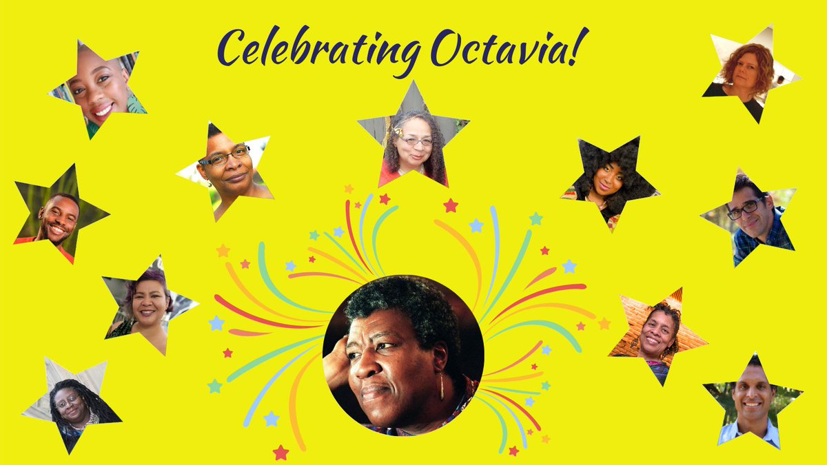 carlbrandon's tweet photo. We are #CelebratingOctavia with a series of virtual events, starting with an Earthseed-themed birthday celebration on June 22. Join a party room full of authors, editors, and academics for a reading of "The Book of the Living". It's free!

https://t.co/1lLuZrpB2i https://t.co/EzsJqRQ3ib