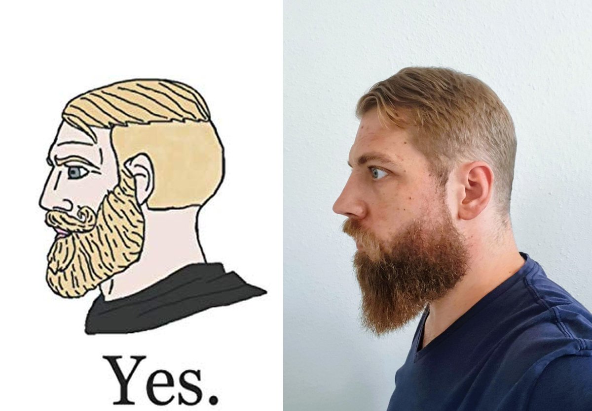 After looking like a Yeti for a while, I now look like a meme. Yes.