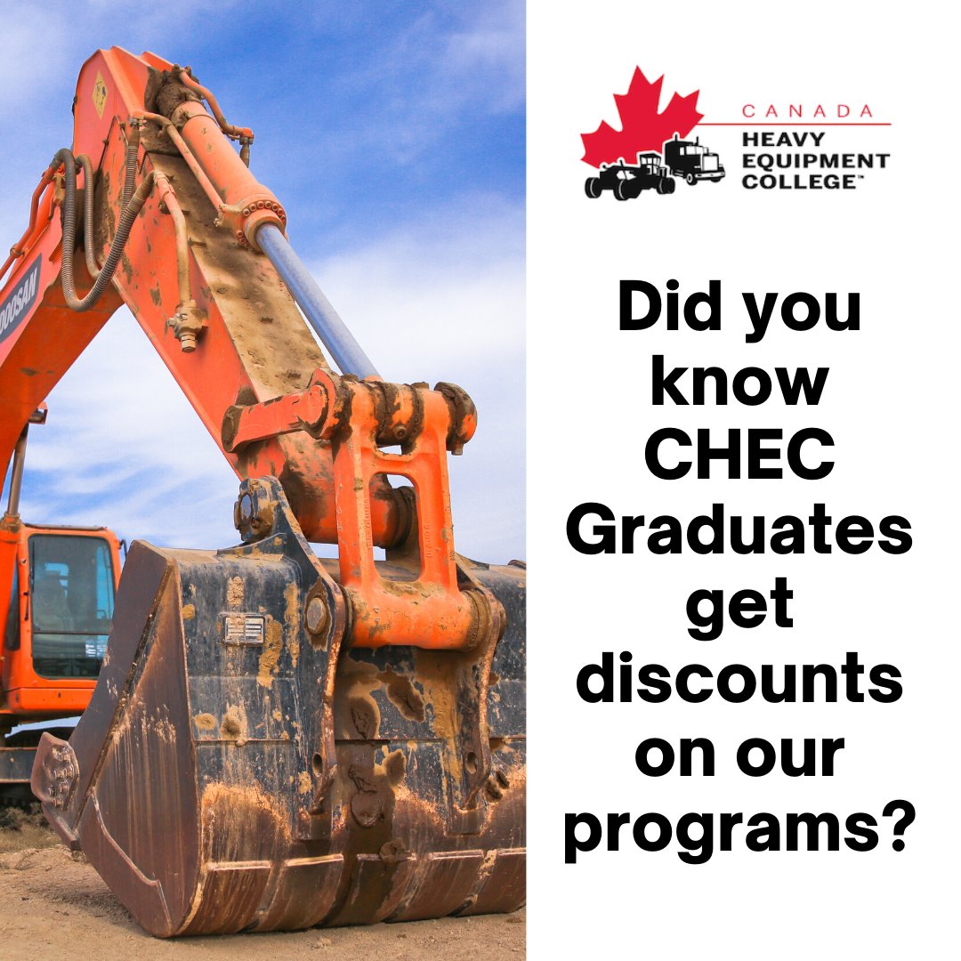 CHEC_Training's tweet image. Did you know CHEC Graduates get discounts on our programs? Contact us today to learn more 519-650-6040 or info@chectraining.com #chectraining