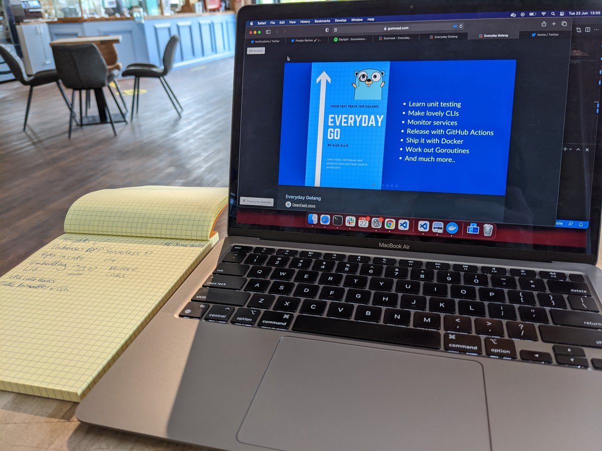 I just hit publish on Everyday Golang! 🥳

Whether you're just starting out or already a confident Go programmer, pick up new tools, techniques and patterns that you can adapt and use today

<a href="/golang/">Go</a> #independent #ebook #launch #training 
gumroad.com/l/everyday-gol…