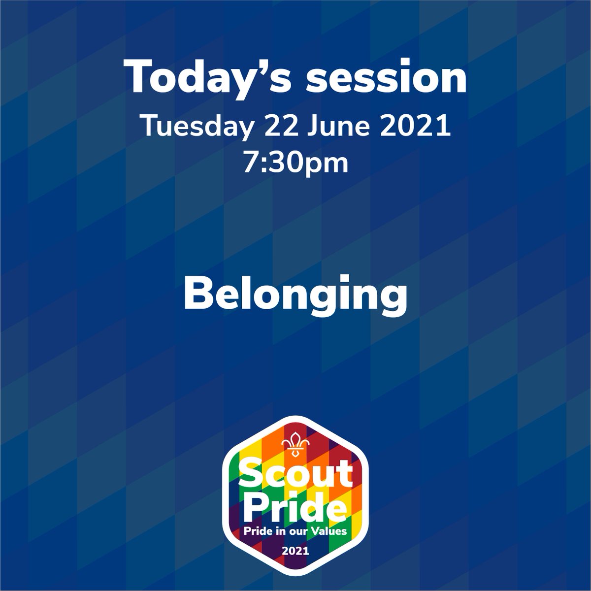 Still time to sign up for todays #Pride event

<a href="/CornwallCYC/">Cornwall Scouts Youth Team 〓〓</a> &amp; special guests will be exploring some amazing resources to support LGBT+ young people and looking at how we can support all young people to be more inclusive

scouts.org.uk/pride 

#ScoutPride #Pride2021 🏳️‍🌈🎉🏳️‍🌈🎉🏳️‍🌈