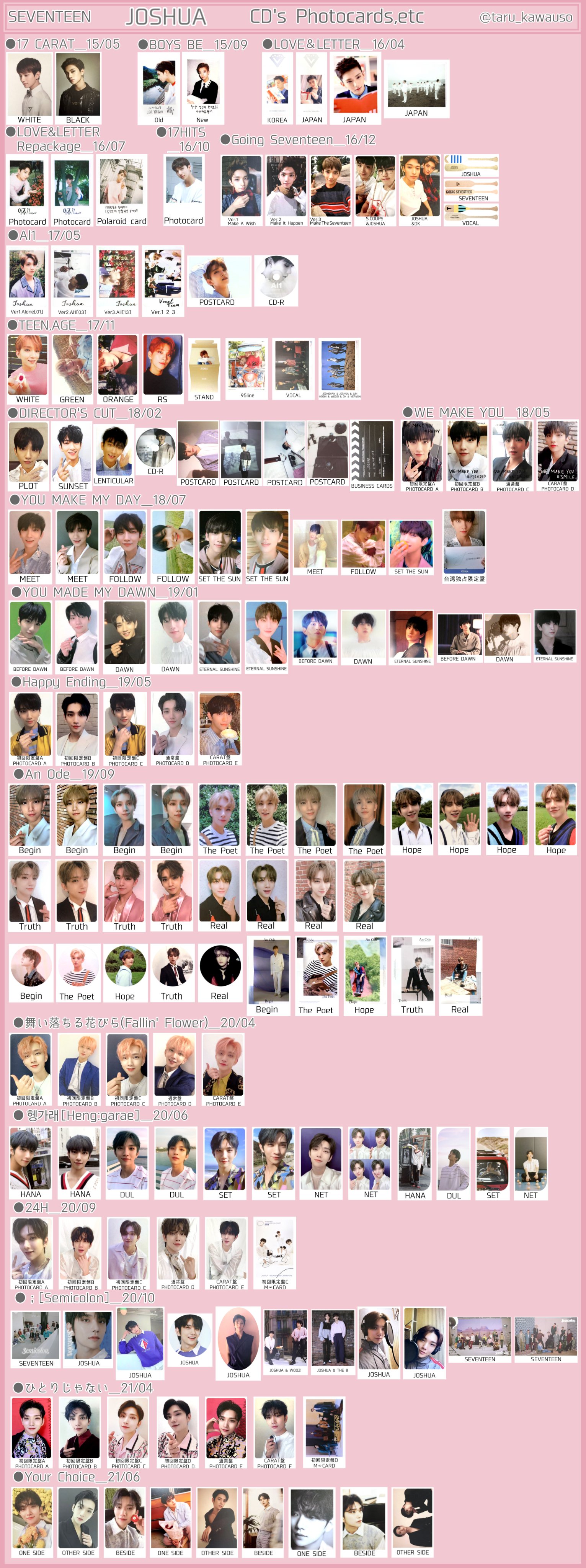 SEVENTEEN 過去トレカ(詳細下記) - K-POP|K-POP SEVENTEEN 過去トレカ(詳細下記) - K-POP|K-POP