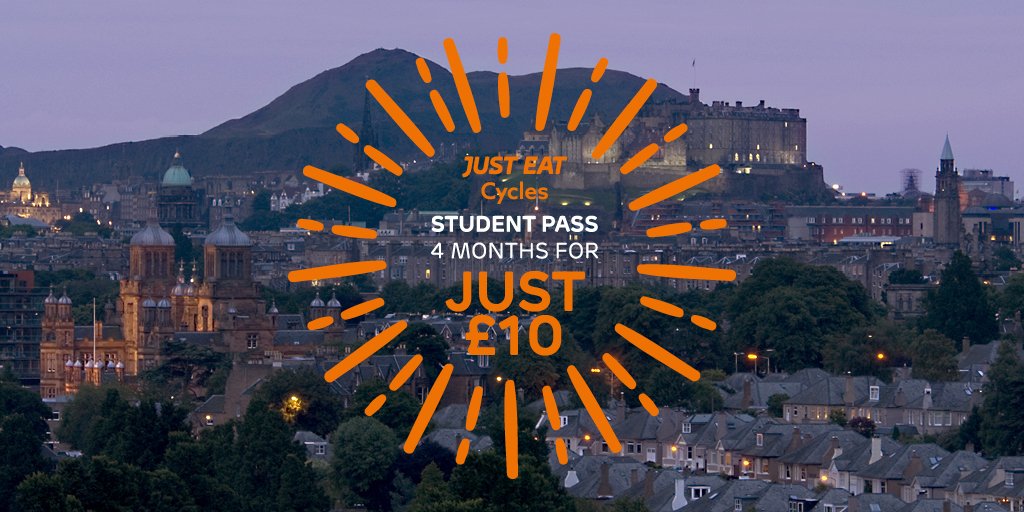 Give your mind a break &amp; feel refreshed after an exhilarating bike ride🚵 Our bikes are waiting for you with a discounted 4 month student pass for just £10! All you need is your college or university email address buy your pass at 👉 ow.ly/ozNB50EHd4a

#Students #Edinburgh