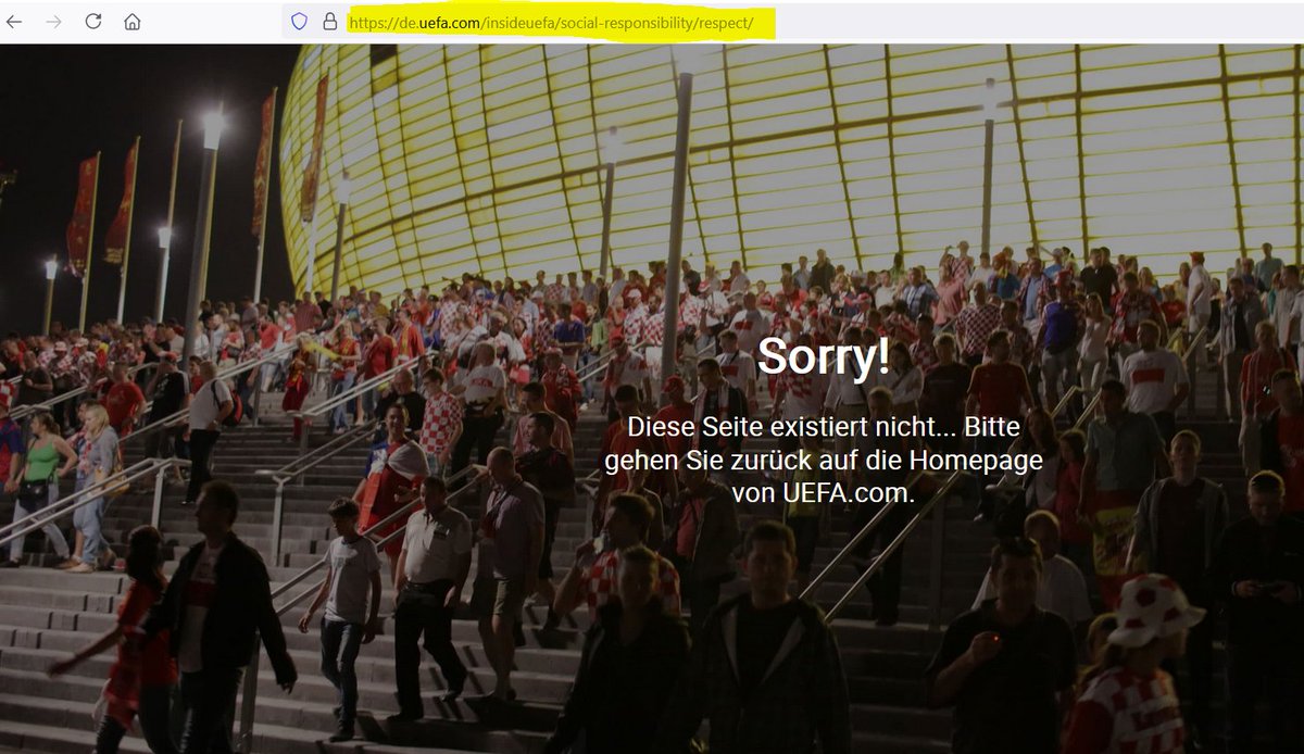 zumindestens ist die Homepage <a href="/UEFA/">UEFA</a> aktuell sehr ehrlich
de.uefa.com/insideuefa/soc…
#Regenbogenfarben 
Freue mich auf viel Farbe morgen in ganz Deutschland
